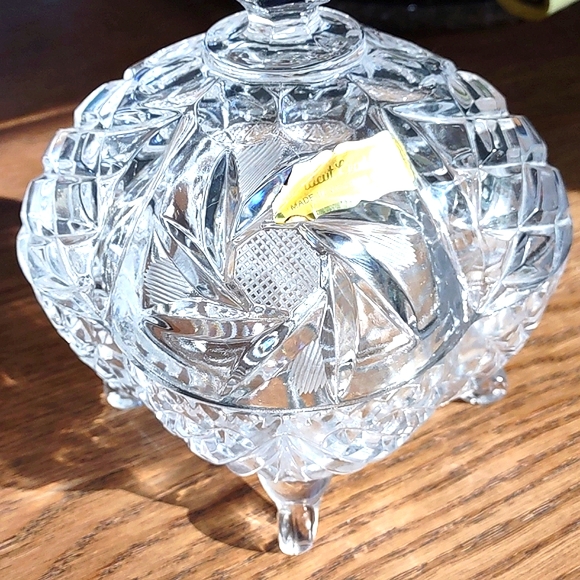 Handcut Lead Crystal Dish West Germany - Picture 3 of 8